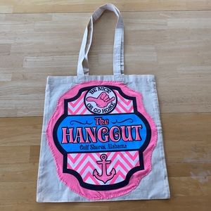 THE HANGOUT Gulf Shores, AL Says Be Nice Or Go Home Pink Blue White Black Design